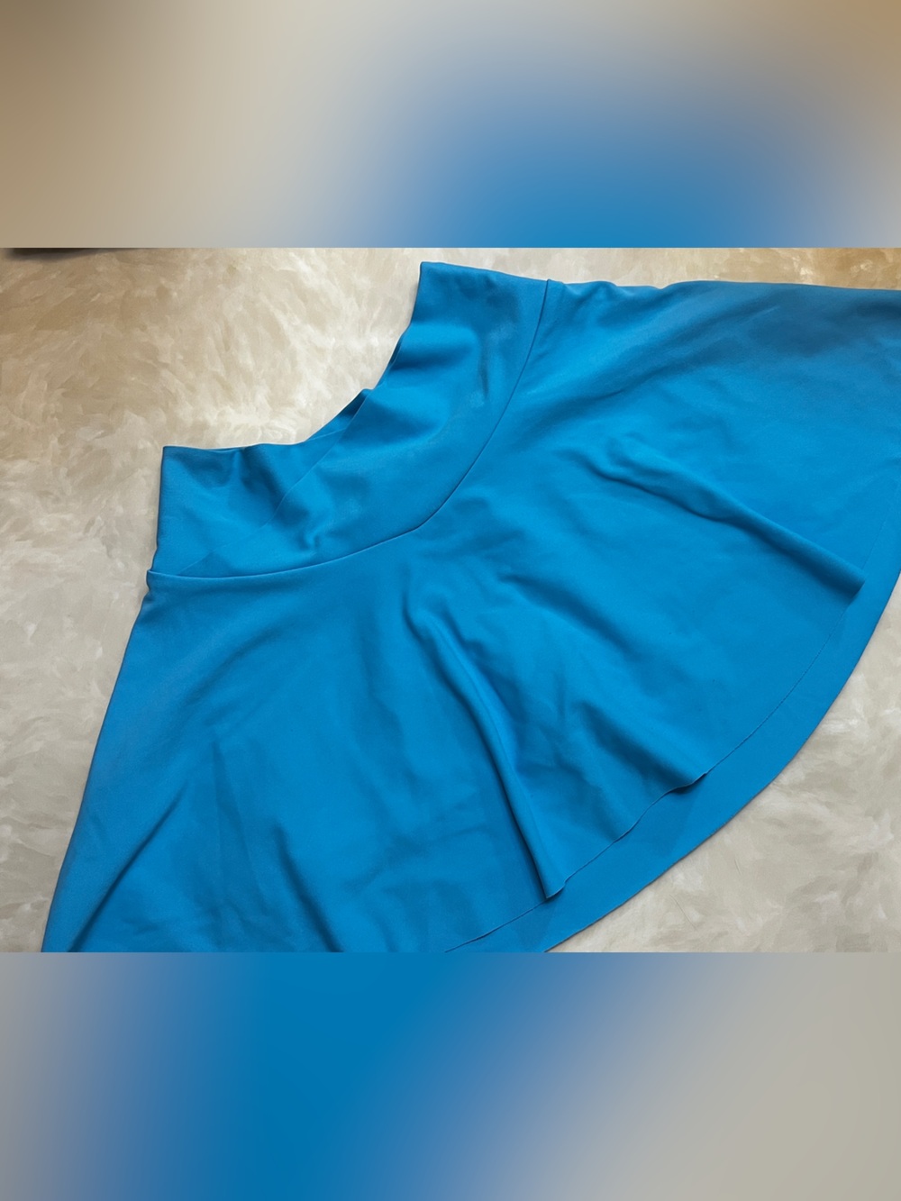 Old Navy Bright Turquoise Circle Skirt
